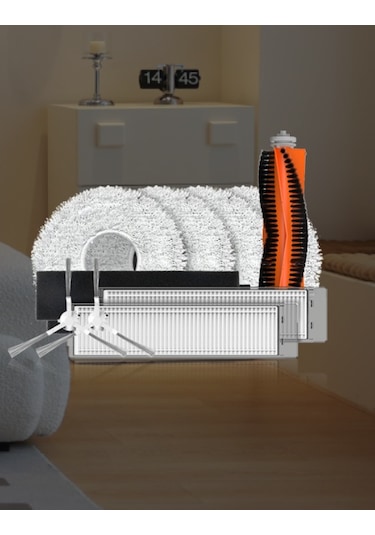 Rs2 Aksesuar Paketi Ana Fırça-yan Fırça-yüksek Verimli Filtre-sünger Filtre-mop Bezleri