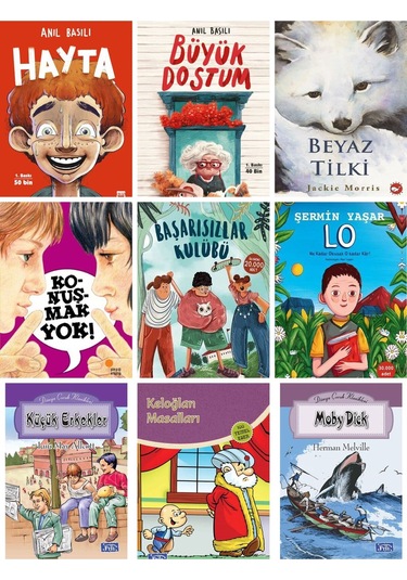 İlk Genç Timaş Hayta,büyük Dostum,beyaz Tilki,lo.konuşmak Yok,4,5,6,7.sınıf Set