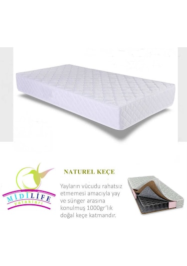 100 x 190 Midilife Ortopedik Yaylı Yatak 100 x 190 Ortopedik Yatak