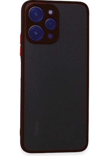 Xiaomi Redmi 12 Kılıf Montreal Silikon Kapak - Siyah