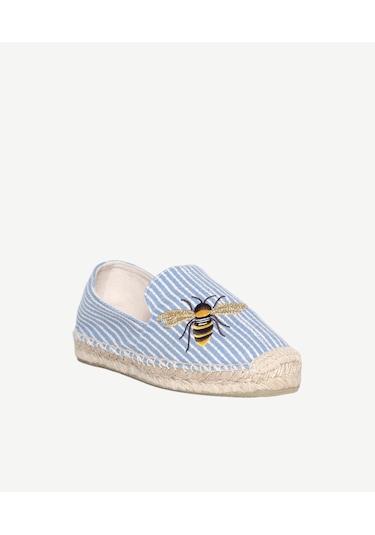 Yargıcı Arı Nakış İşlemeli Espadril 26ykay4031x 021 Mavi