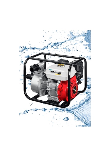 Dragro Alman Drg-99sm 9.9 Hp Turbo Benzinli Su Motoru 2 Parmak B