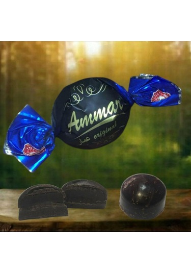 Ammar Bitter Kaplamalı Bitter İç Dolgulu Türk Kahveli Bayramlık İkramlık Çikolata 1 KG