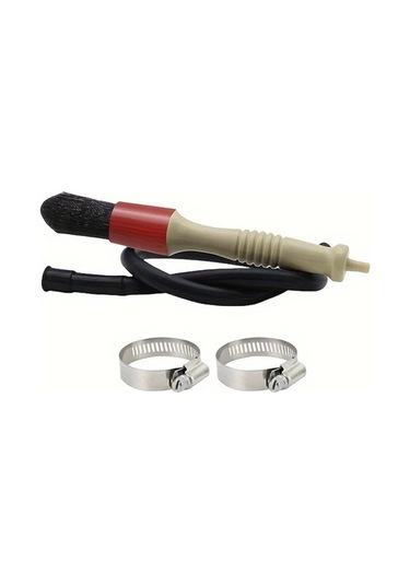 Fochsia 8pcs Parça Temizleme Fırçası 78 74 Cm Hortumlu 2 Paslanmaz Kelepçeli Oto Parça Detay Temizleme Fırçası