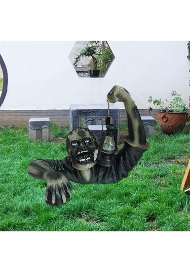 Homyl Sürünen Zombi Cadılar Bayramı Dekorasyonu Bahçe Çok Renkli