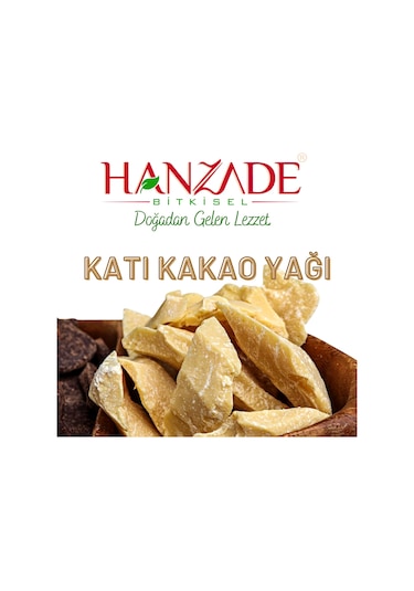 Hanzade Bitkisel Yenilebilir Saf Katı Kakao Yağı 1 KG