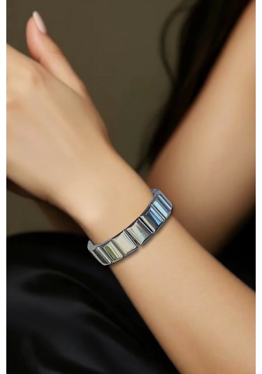 Terahertz Bileklik Elastik Yapılı 352-4 Gri