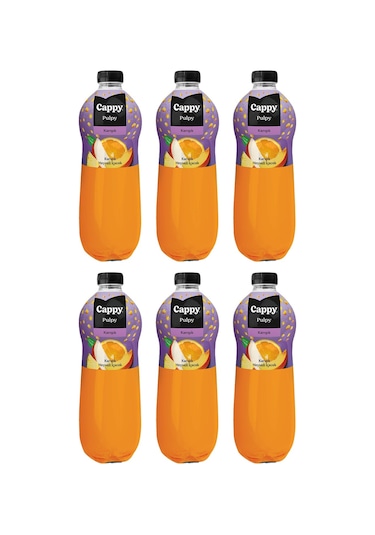 Cappy Pulpy Karışık Meyveli İçecek 6 x 1 L