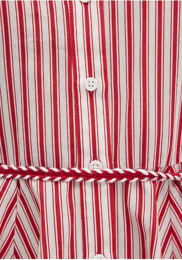 Mavi - Kırmızı Mini Elbise 1310763-82656 Kırmızı