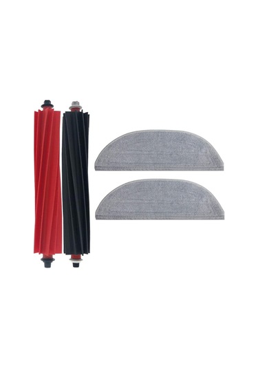 Roborock S8 Maxv Ultra Uyumlu Yedek Ana Fırça Ve Mop-3 Parça