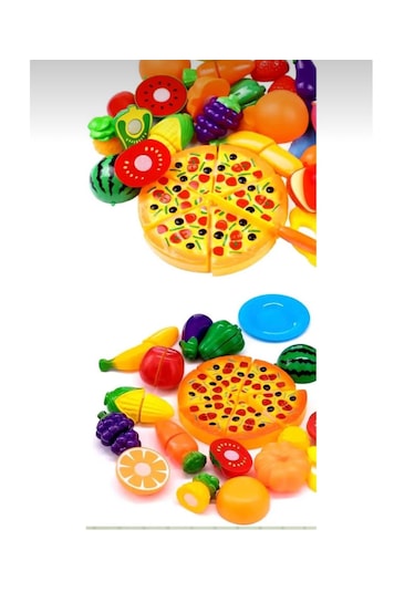 Tepsi Pizza Kesilen Meyve Sebze Dondurma Bisküvi Pasta Kesme Taht