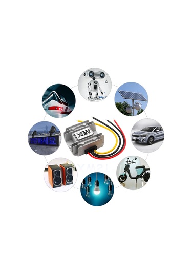 Xwst Dc 12/24v - 5v Dönüştürücü Kademeli Araç Güç Modülü, Özellikler: 12v - 5v 6a Küçük Alüminyum Kabuk