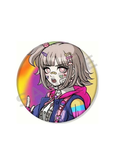 Yaratıcı Danganronpa Yuvarlak Broşlar Düğme Pin Hinata Kokichi Oma Kaito Momota 58mm Style-1 58mm Çok Renkli