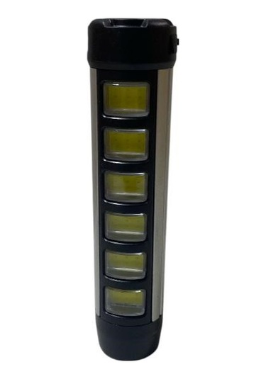 15 Cm Usb Şarjlı El Feneri 1687 Gri