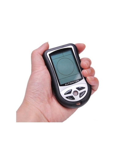 Novahub Abs Malzeme, Yükseklik Barometre Ölçümü, 8 Yönlü Pusula, Sıcaklık, Aaa Pil Dijital Metre