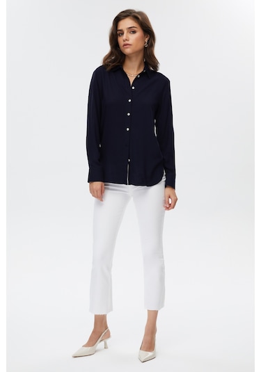 Lacivert Basic Gömlek Lacivert