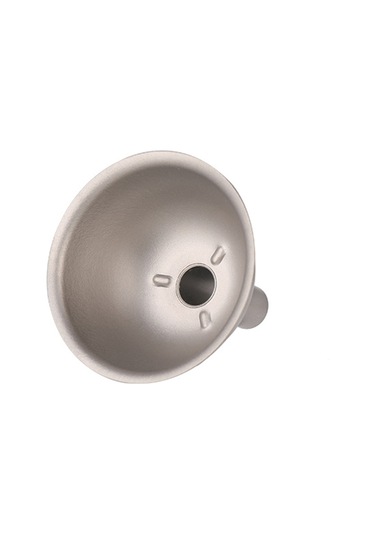 Gajeena Titanium Sarımsaklı İçki Borusu - Hafif, Pas Önbelleği Yok, Lezzet Koruyucu, Taşma Engelleyici, 40mm Açık Ağızlı Titanyum