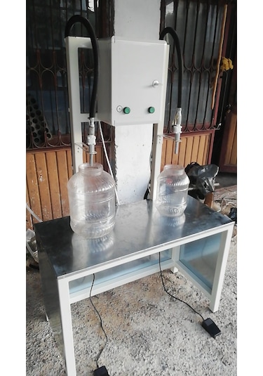 Sıvı Dolum Makinası Çift Nozullu 220 Volt
