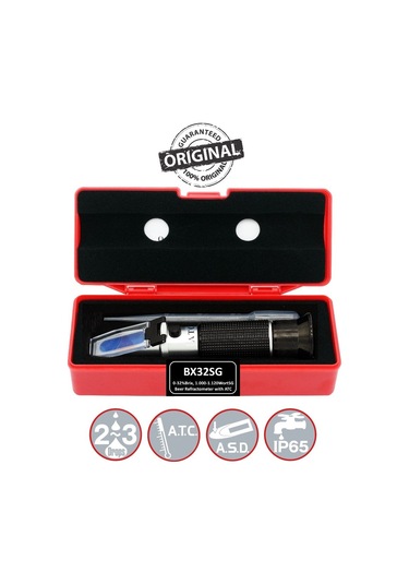 Refraktometre 0-32 Brıx Ölçer Yoğunluk 1.000 - 1.120 Sg