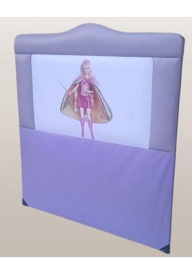 Başlık Dk Tek Kişilik 90'lık Barbie Model Suni Deri Açık Mor Kumaş El Yapım