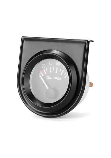 Lemestar Otomobil Yağ Basınç Ölçer Yeniden Takma 52mm Otomobil Yağ Basınç Aleti 0 100psı