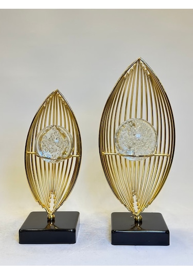 2'li Yelken Metal Küreli Dekor Gaga-046