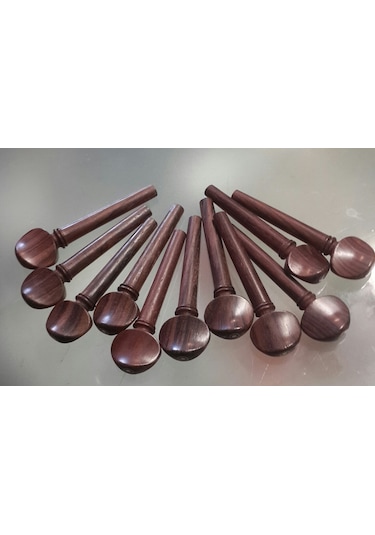 Ud için Nokta Sedef Abanoz ve Plesenk Burgu 11 Adet Plesenk