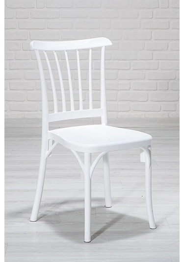 Violet Beyaz / Sirius Sabit Masa - 4 Sandalye 1 Masa / Salon - Mutfak Masa Takımı