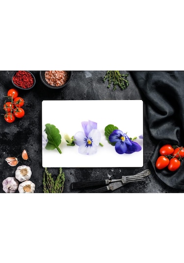 Can Çiçeği Cam Kesme Tahtası - Cam Kesme Tablası 20 Cm X 30 C