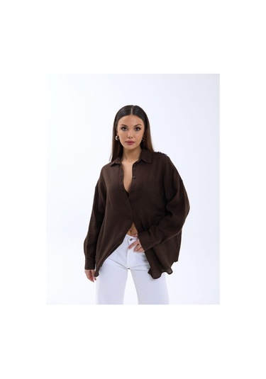 The İstanbul 7399 Gömlek-kahve Kahve