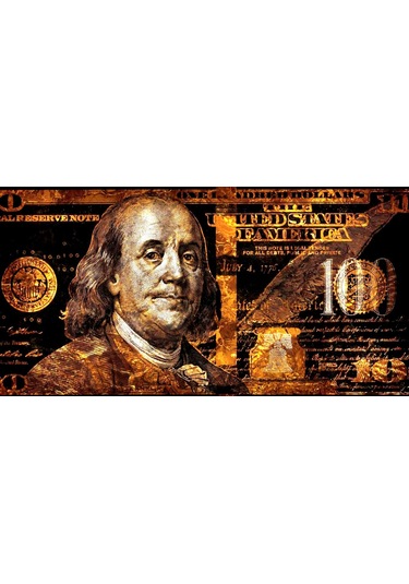 Dolar Kanvas Tablo Ev Duvar Salon Ofis Dükkan Hediyelik Dekarasyon Süsü