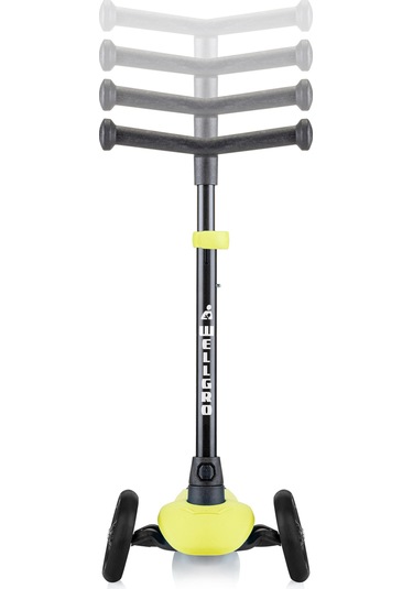 Wellgro Turbo 3 Tekerli Yükseklik Ayarlı Scooter, Sarı Sarı
