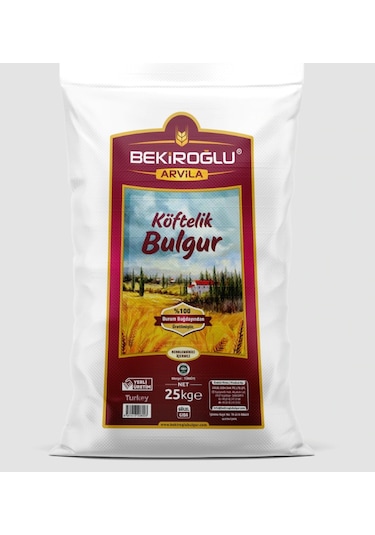 Bekiroğlu Arvila Köftelik Bulgur 25 KG