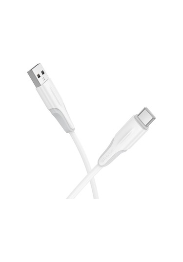 Borofone Bx119 Yeni Usb Usb-c / Tip-c Şarj Veri Kablosu, Uzunluk: 1m Beyaz