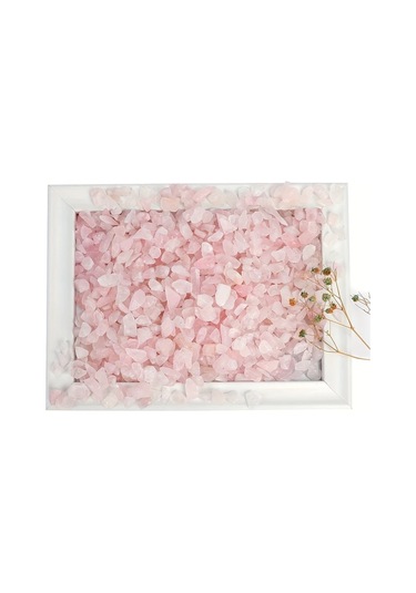 Willowhaven 200g Pembe Kuvars Çakıl Dekoratif Akvaryum Ve Saksı Taşları