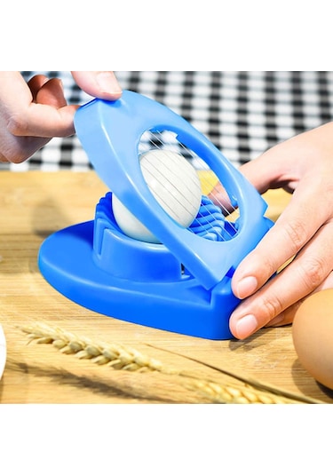Yumurta Dilimleme Aparatı Pratik Yumurta Dilimleme Kesme Aleti Çok Renkli