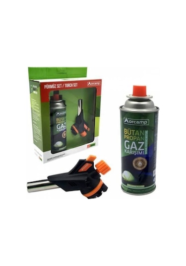 Orgaz Orcamp Çakmaklı Kartuş Pürmüz Set Cx-500-227 Çok Renkli