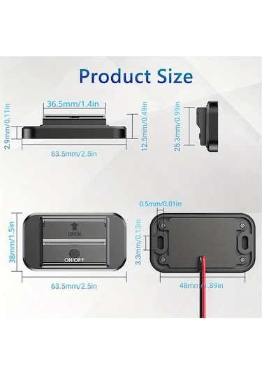 Honeybeeshop 1 Bilgisayar 12v Rv Anahtarlı Hızlı Şarj Qc3.0 Usb Portlu Duvar Montaj Panosu Araba Karavan Deniz Teknesi Otobüs Motosiklet Kamyon Golf Arabası Şarj Adaptörü