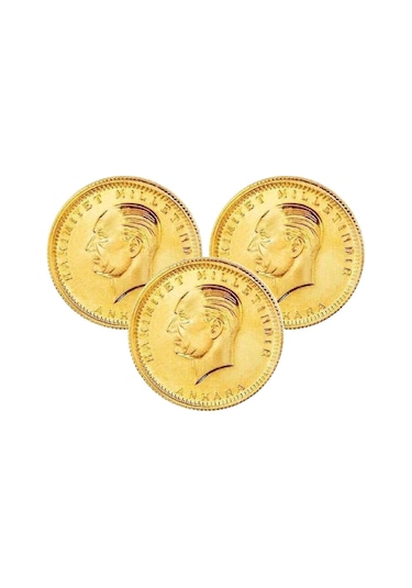 Agakulche Eski 3 Adet Ata Tam Altın