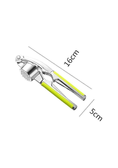 Sarımsak Presi Kırıcı Sıkacağı Pres Çinko Alaşımlı Zencefil Kırıcı Mutfak Aletleri Aletler Siyah