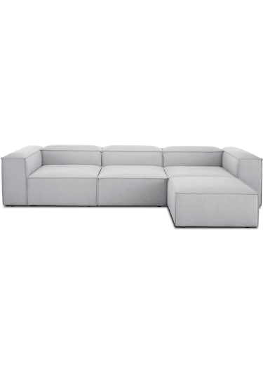 Mode Soft Köşe Koltuk Takımı 4 Modül 19 Gri Keten Kumaş Dairenize