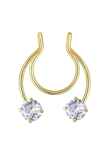 Suntek Paslanmaz Çelik Burun Halkası 8mm Döngü Çember Altın