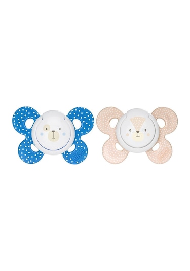 Chicco Physioforma Comfort Silikon Emzik 6-16 Ay 2'li 00074933210000_MULTI_3 Mavi