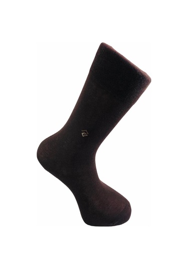 6'lı Yazlık Dikişsiz Pamuklu Erkek Çorabı-Koyu Kahve Koyu Kahverengi