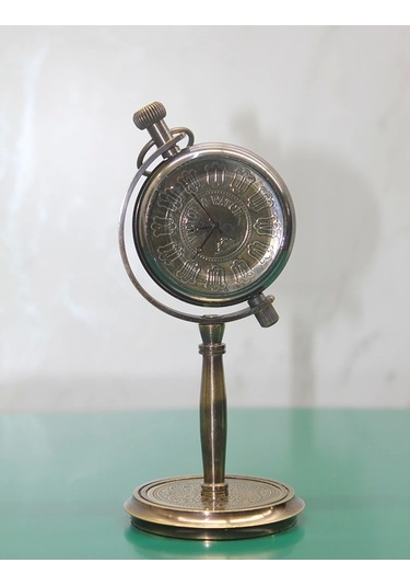 Masa Üstü Pirinç Saat Model 6 Renkli