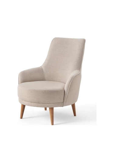 Rebull Keten Berjer Sütlü Kahve Tekli Koltuk Sütlü Kahve