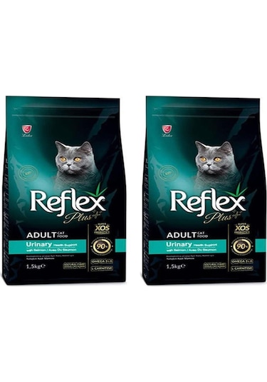 Reflex Plus Urinary Tavuklu Kuru Kedi Maması 2 x 1500 G