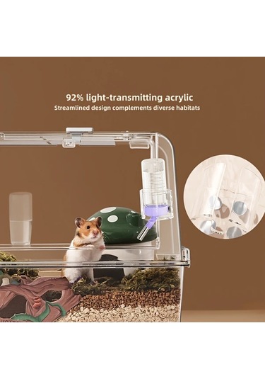 Willowhaven Manyetik Akrilik Otomatik Küçük Evcil Hayvan Suluk Tutucu - Kaymaz Tasarım