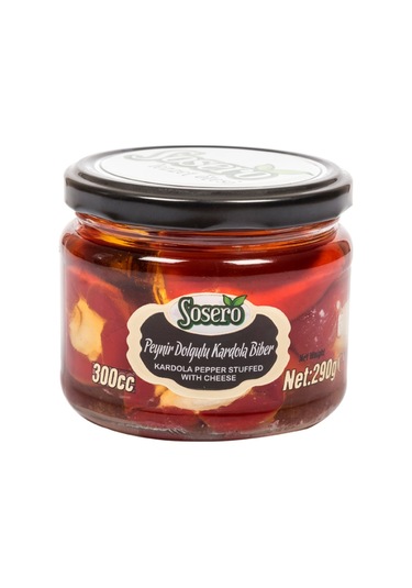 Sosero Peynir Dolgulu Kardola Biber Cam 290 G