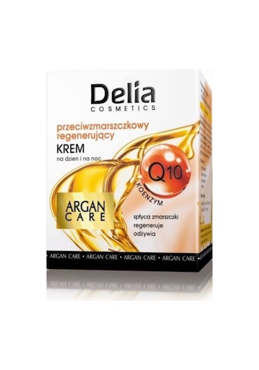 Delia Cosmetics Argan Care Coenzyme Q10 Anti-Wrinkle 24h 50 ML